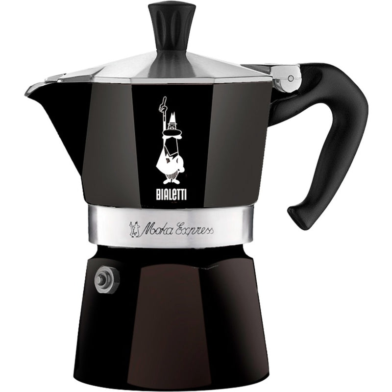 Afbeelding laden in galerijviewer, Bialetti moka express - percolator - 3 kops - aluminium - zwart
