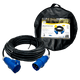 Ngk verleabel 50 meter neopreen 3x 2.5mm² - cee stekker en cee contrastekker - in kabeltas