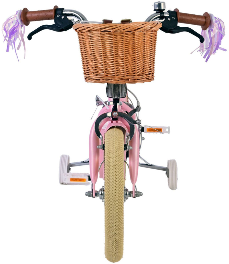 Afbeelding laden in galerijviewer, Volare Blossom Kinderfiets Meisjes 14 inch Roze Twee Handremmen
