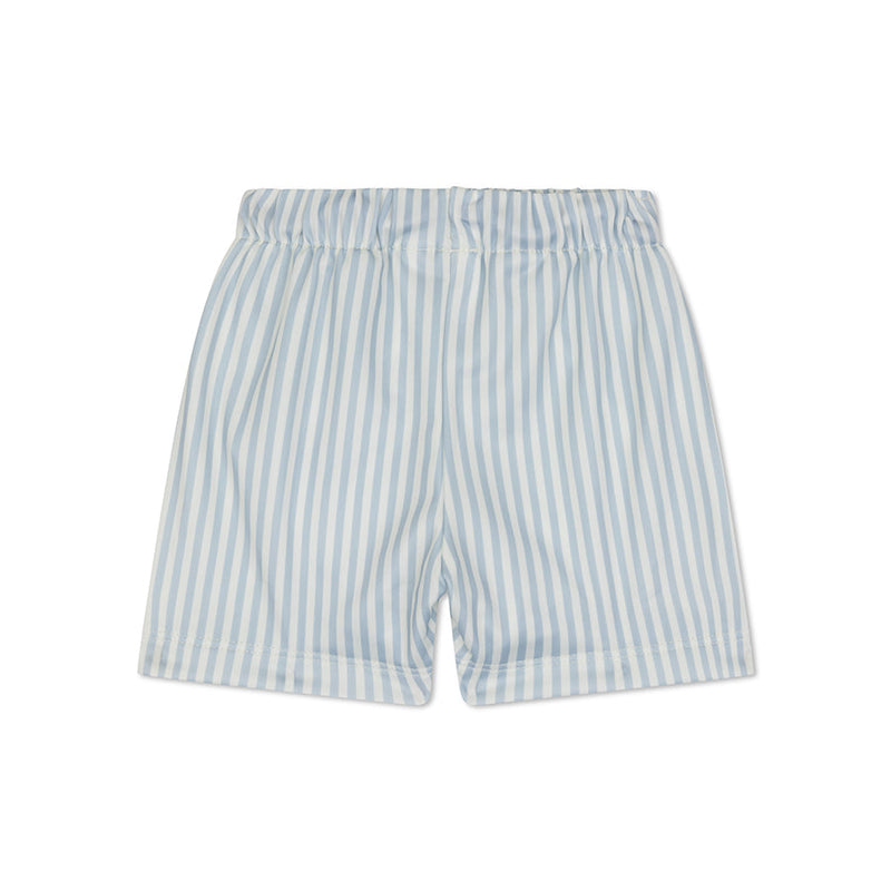 Afbeelding laden in galerijviewer, Blue stripes | blauw witte uv zwemboxer jongens
