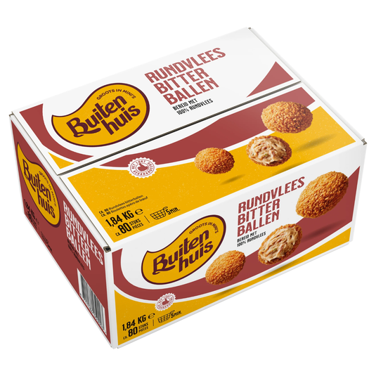 Buitenhuis rundvleesbitterballen (80x 23 gr)