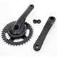 Cortina crankstel 38t black matt