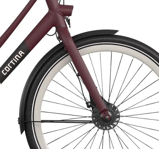 Cortina voorvork tide 53 57 burgundy red