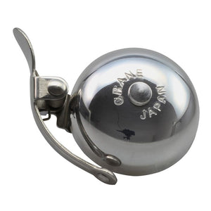 Crane mini suzu bell (ahead cap) - polished silver