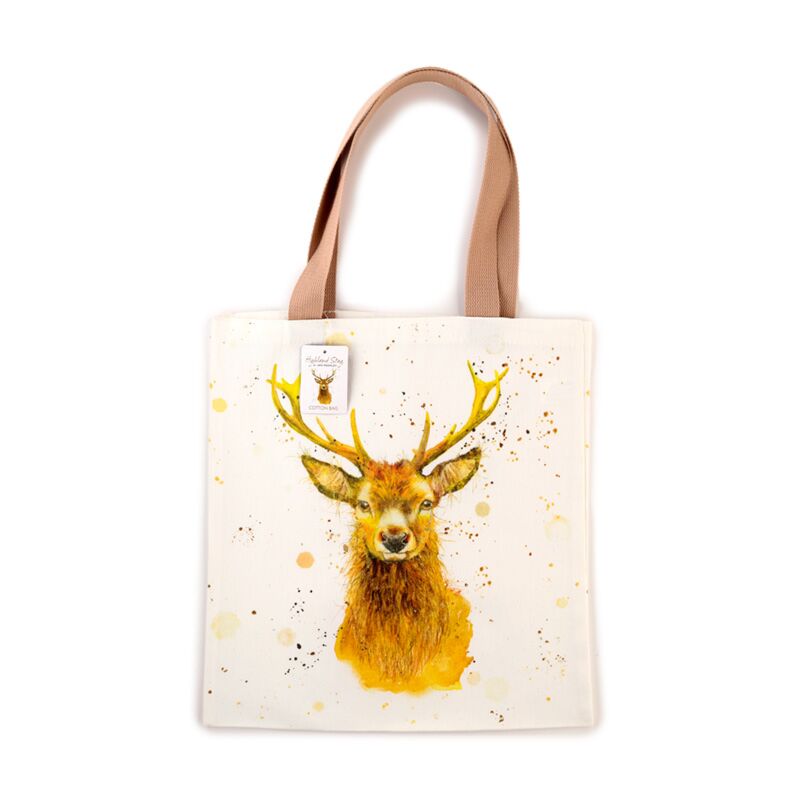 Afbeelding laden in galerijviewer, Jan pashley wild hert polykatoen tas
