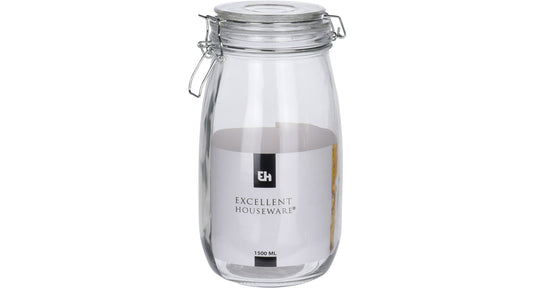 Excellent voorraadpot met deksel d10 h22cm 1500ml