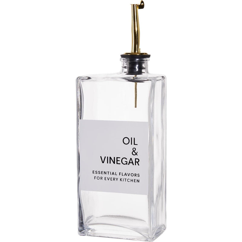 Afbeelding laden in galerijviewer, Excellent houseware olie azijnfles glas 500ml met schenktuit
