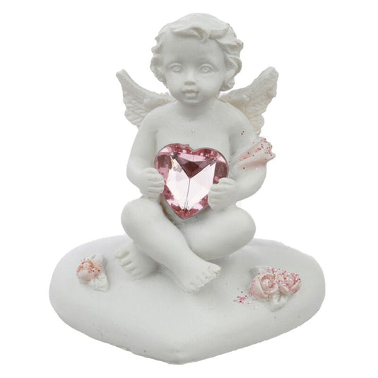 Peace of heaven heart of the rose cherubijn beeld
