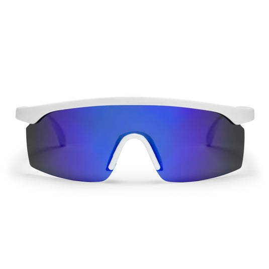 Chpo bril lelle white blue mirror