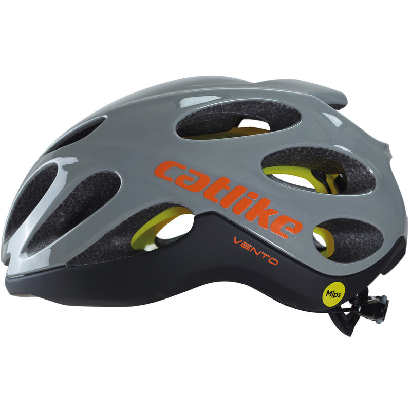 Afbeelding laden in galerijviewer, Catlike racehelm vento mips maat l 58-60cm grey metallic
