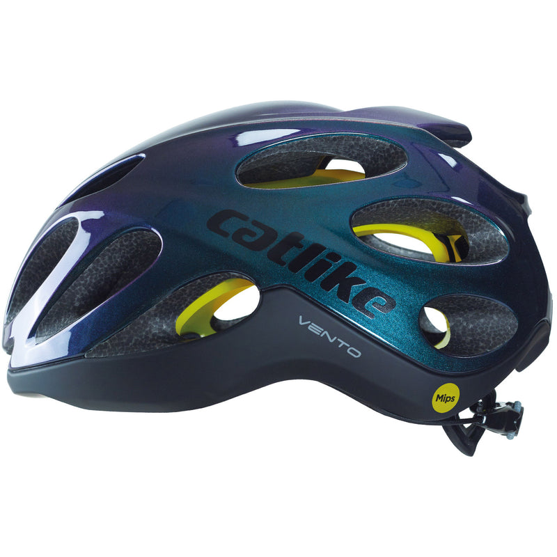Afbeelding laden in galerijviewer, Catlike racehelm vento mips maat l 58-60cm satin chameleon
