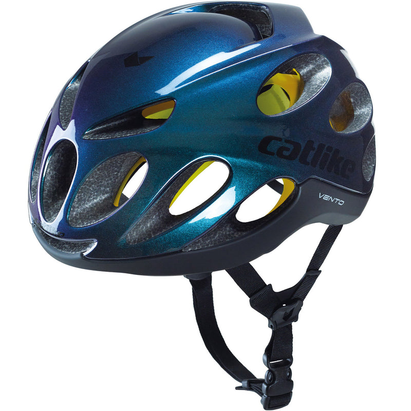Afbeelding laden in galerijviewer, Catlike racehelm vento mips maat m 55-57cm satin chameleon
