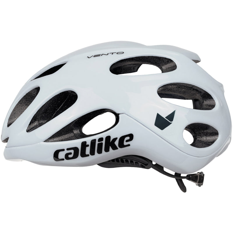Afbeelding laden in galerijviewer, Catlike racehelm vento maat l 58-60cm wit glans
