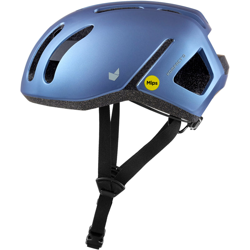 Afbeelding laden in galerijviewer, Catlike urban helm kompact'o ii maat m metallic mat blauw
