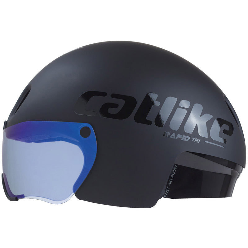 Afbeelding laden in galerijviewer, Buzaglo catlike time trial helm rapid tri maat m 55-57cm zwart
