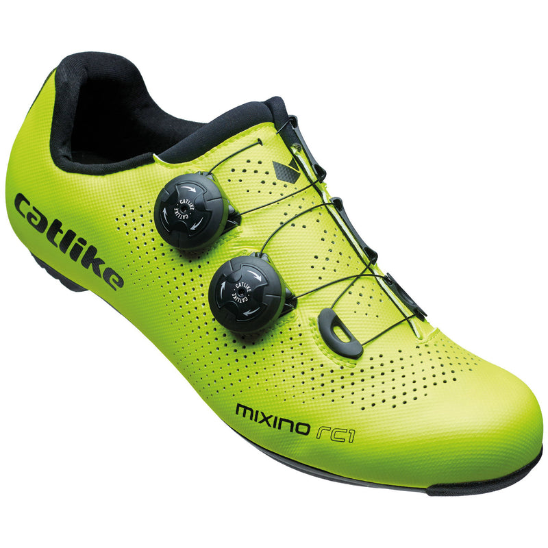 Afbeelding laden in galerijviewer, Catlike raceschoenen mixino rc1 carbon maat 47 fluo
