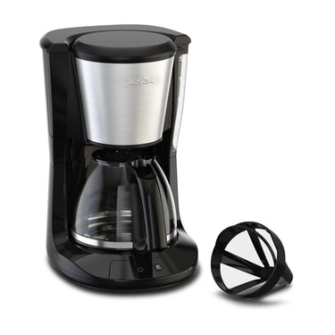 Tefal subito rvs filterkoffiezetapparaat 1,25l 15-kops 1000w