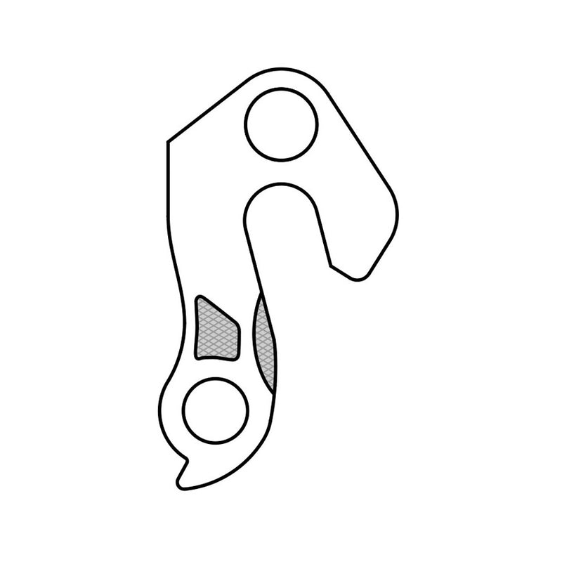 Afbeelding laden in galerijviewer, Union derailleurpad gh-258 stevens, corratec

