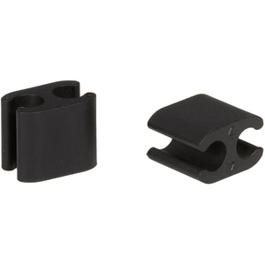 Elvedes Kabelclips Duo PVC 4,1 mm + 5,0 mm zwart (50 stuks)