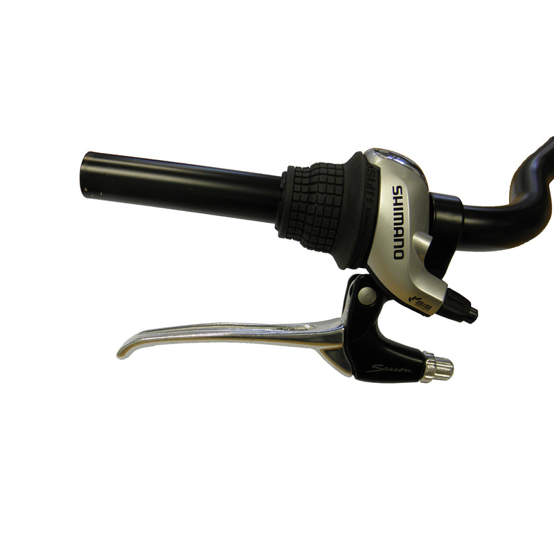 Afbeelding laden in galerijviewer, VWP Saccon Remgreepset voor Shimano Nexus 7V zwart zilver
