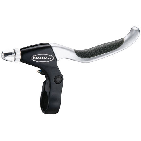 Afbeelding laden in galerijviewer, TEKTRO CL530TS+CL533RT Rollerbrake remgreepset 4-vinger zwart satijn met bel (hangverpakking)
