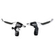 TEKTRO CL530TS+CL533RT Rollerbrake remgreepset 4-vinger zwart satijn met bel (hangverpakking)