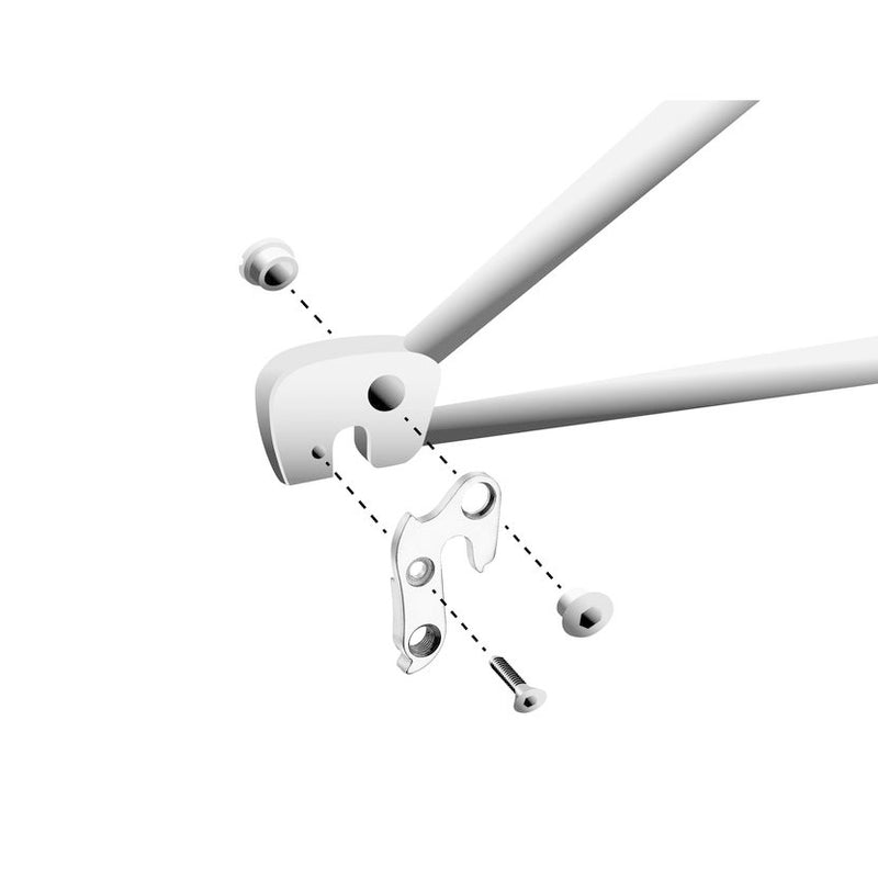 Afbeelding laden in galerijviewer, Union derailleurpad GH-133 met schroefset M8x0.75 +M5x0.8
