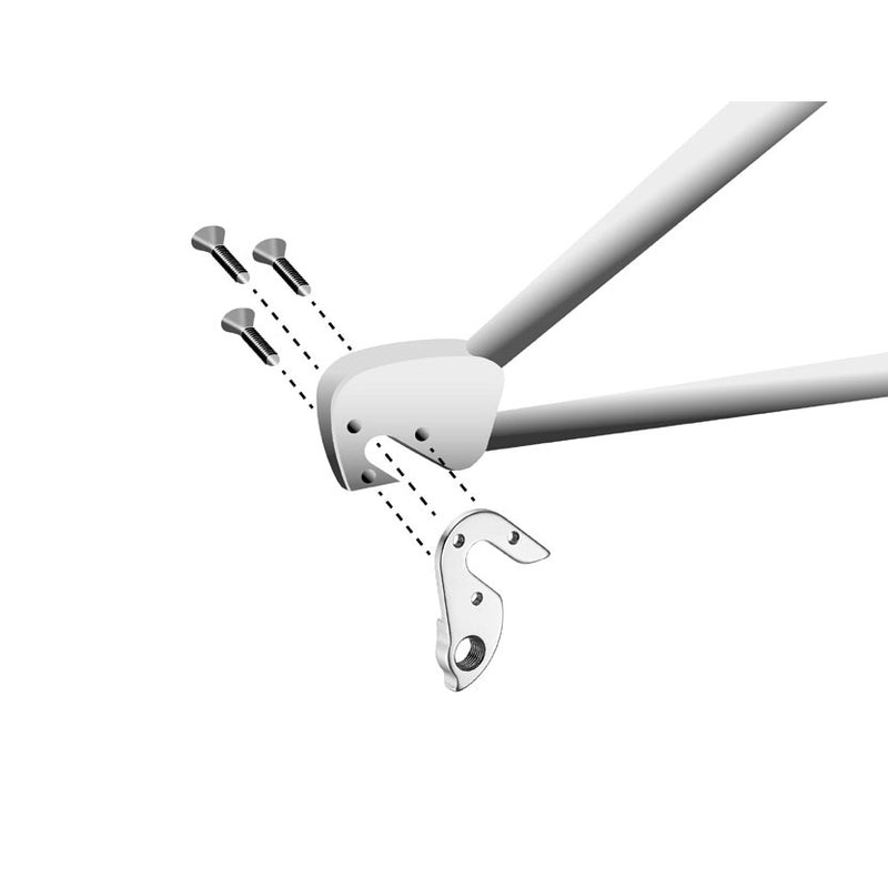 Afbeelding laden in galerijviewer, Union derailleurpad GH-154 diverse merken met schroefset
