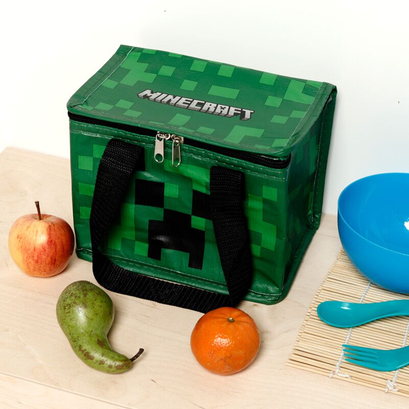 Afbeelding laden in galerijviewer, Union minecraft creeper rpet duurzame koeltas lunchtas
