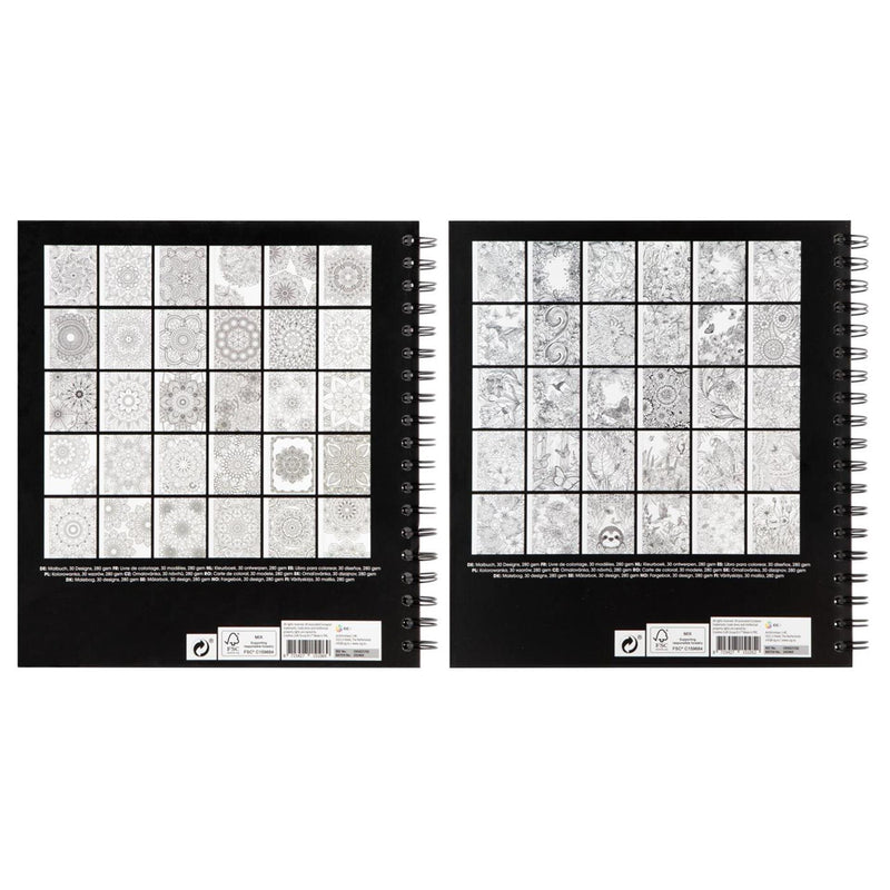 Afbeelding laden in galerijviewer, Craft id kleurboek harde kaft 30 designs 22,8x25,3x1,8cm

