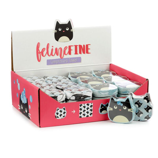 Feline fine kat compacte reishanddoek polyester