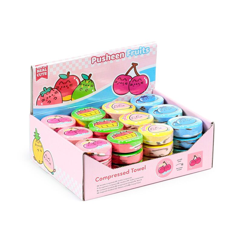 Afbeelding laden in galerijviewer, Union pusheende kat fruit compacte reishanddoek
