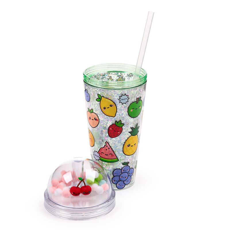 Afbeelding laden in galerijviewer, Foodiemals fruit dubbelwandige beker
