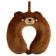 Relaxeazzz beer pluche memory foam nekkussen