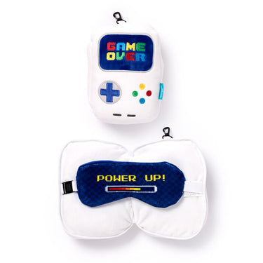 Ty relaxeazzz game over rond reiskussen slaapmasker
