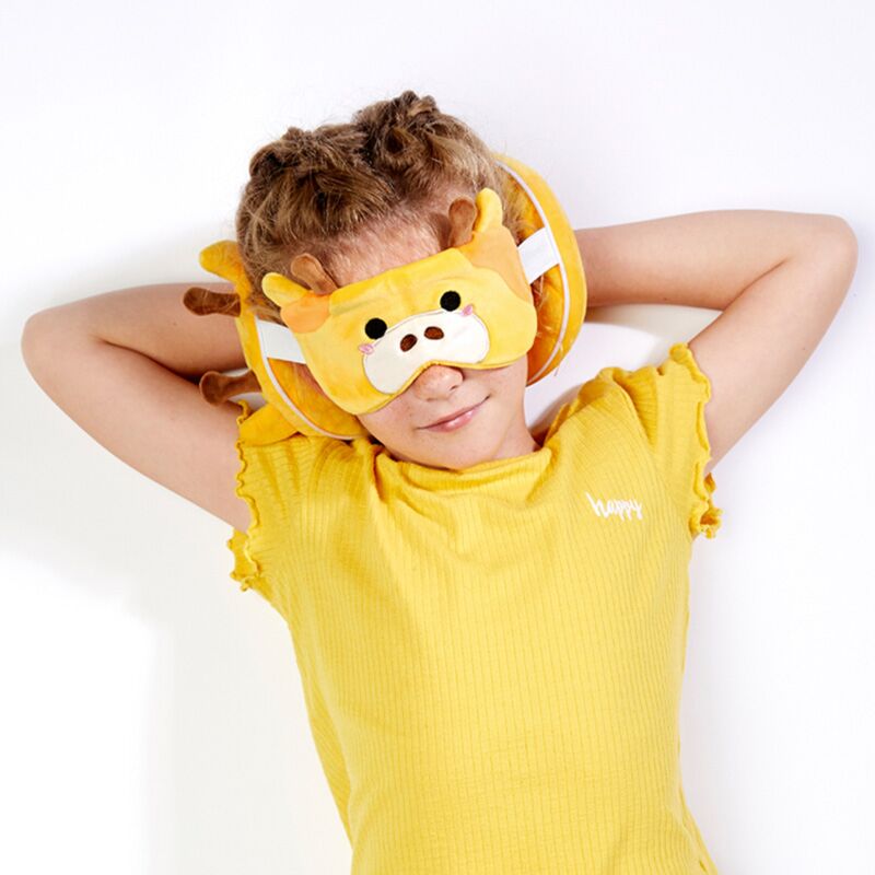 Afbeelding laden in galerijviewer, Ty relaxeazzz giraffe rond reiskussen slaapmasker
