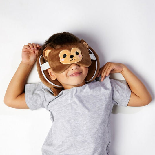 Ty relaxeazzz aap rond reiskussen slaapmasker