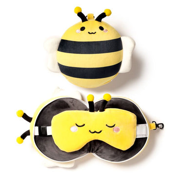 Ty relaxeazzz adorabugs bij rond reiskussen slaapmasker
