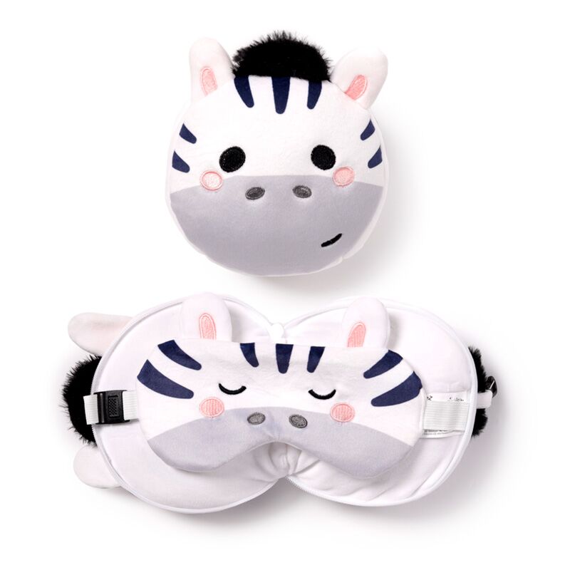 Afbeelding laden in galerijviewer, Ty relaxeazzz adoramals bali de zebra rond reiskussen slaapmasker
