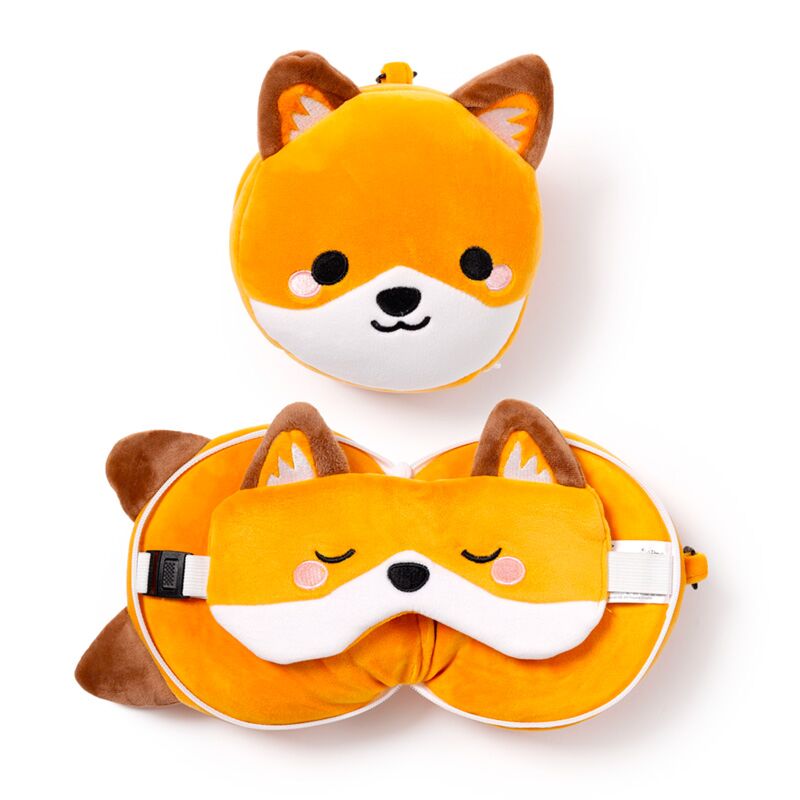Afbeelding laden in galerijviewer, Ty relaxeazzz adoramals finnick de vos rond reiskussen slaapmasker
