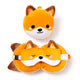 Ty relaxeazzz adoramals finnick de vos rond reiskussen slaapmasker