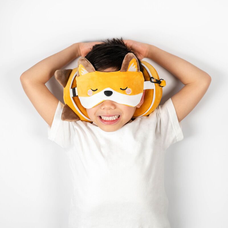 Afbeelding laden in galerijviewer, Ty relaxeazzz adoramals finnick de vos rond reiskussen slaapmasker
