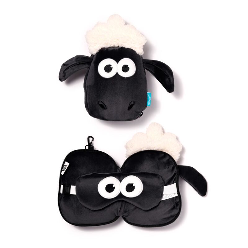 Afbeelding laden in galerijviewer, Ty relaxeazzz shaun het schaap rond reiskussen slaapmasker
