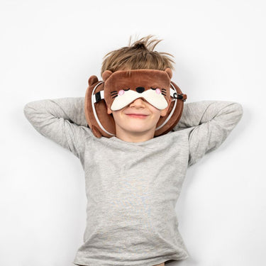 Ty relaxeazzz adoramals henry de otter rond reiskussen slaapmasker