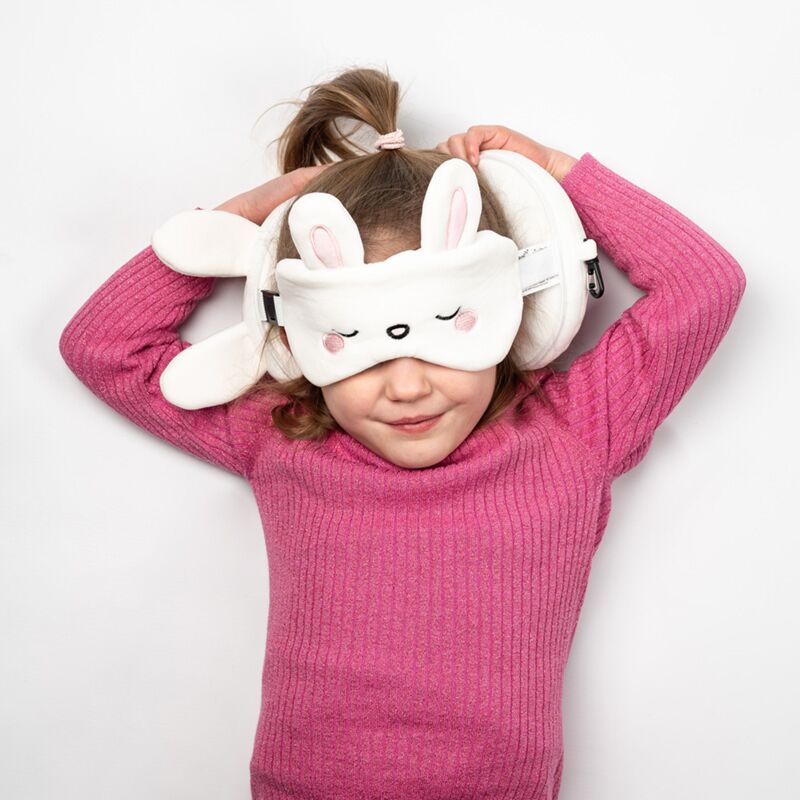 Afbeelding laden in galerijviewer, Ty relaxeazzz adoramals frances het konijn rond reiskussen slaapmasker

