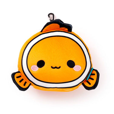 Ty relaxeazzz adoramals finley de clownsvis rond reiskussen slaapmasker
