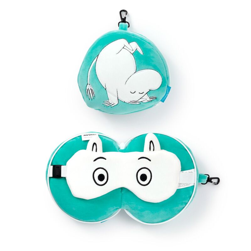 Afbeelding laden in galerijviewer, Union relaxeazzz moomin rond reiskussen slaapmasker
