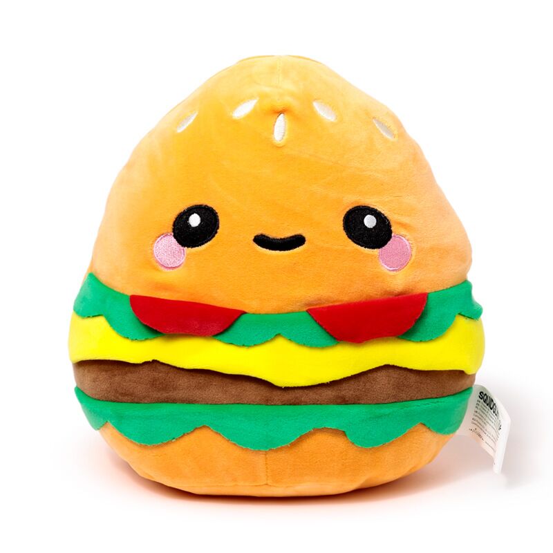 Afbeelding laden in galerijviewer, Pluche squidglys foodiemals hammy de burger
