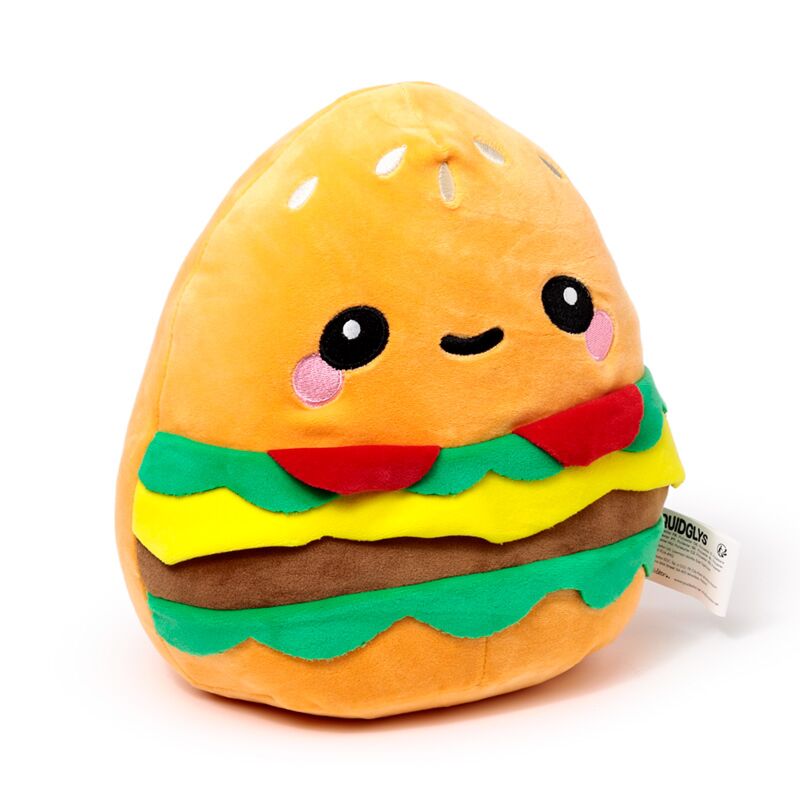 Afbeelding laden in galerijviewer, Pluche squidglys foodiemals hammy de burger
