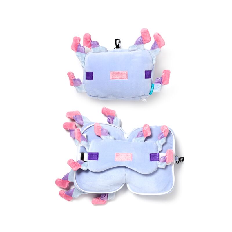 Afbeelding laden in galerijviewer, Union relaxeazzz minecraft axolotl rond reiskussen slaapmasker
